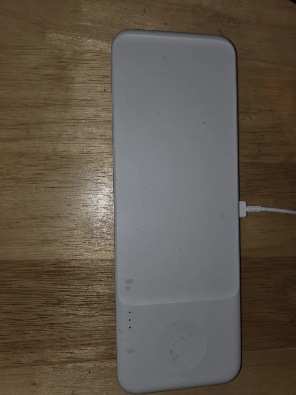 White Samsung Wireless Charging Trio Pad